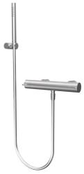Waterevolution Flow zuhanytermosztát zuhanyszettel rozsdamentes acél T140TNIE