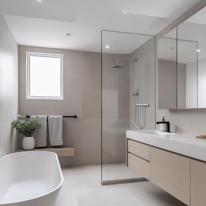 Waterevolution Flow zuhanytermosztát zuhanyszettel rozsdamentes acél T140TNIE