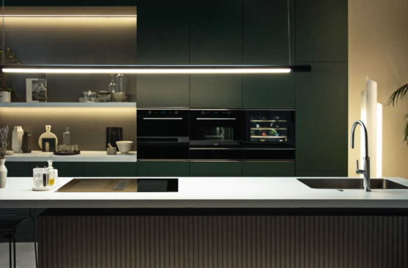 Franke Mythos Masterpiece Konyhai csaptelep J alakú kifolyóval, kihúzható zuhanyfejjel, teljesen rozsdamentes acél 115.0711.554