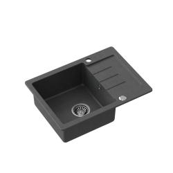 Quadri Kendal antracit gránit mosogató csepegtetővel 60x44cm fordítható 1208967400