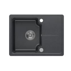 Quadri Kendal antracit gránit mosogató 58x44cm csepegtető részével 1208967403