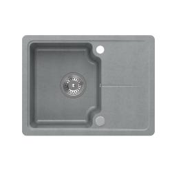 Quadri Kendal szürke gránit mosogató 58x44cm csepegtető résszel 1208967404