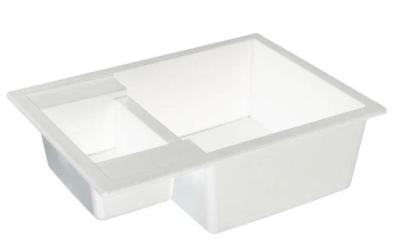 GraniteMy Smart extra sekély 1,5 gránit fehér mosogató 58x44cm 1208967418