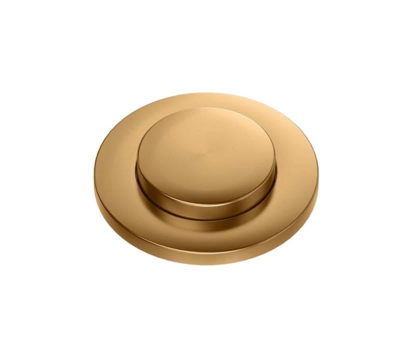 Quadri réz dupla mosogatótál lefolyókészlet és túlfolyó push to open gombbal réz 1208967546