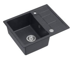 Quadri Dalton antraciet granieten opbouw spoelbak met afdruipvlak 62x50 cm met rvs plug 1208967570

Quadri Dalton antracit gránit beépíthető mosogató csepegtetőfelülettel, 62x50 cm, rozsdamen