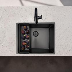 Pure.Sink Prestige mosogató medence betét Gun Metal PPGCL40-61