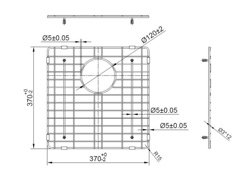 Pure.Sink Prestige alátét 40 Réz PPGGD40-62