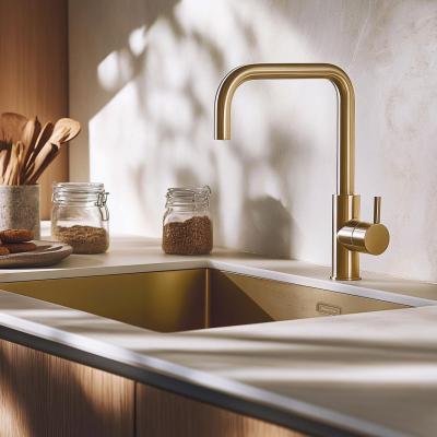 Pure.Sink Elite Steel Pure konyhai csaptelep PVD kefélt arany PS8010-60