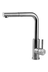 Pure.Sink Elite Steel Spark-S konyhai csaptelep rozsdamentes acél kihúzható kifolyóval PS8041-02