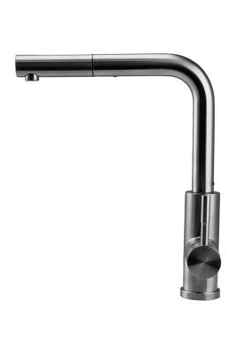Pure.Sink Elite Steel Spark-S konyhai csaptelep rozsdamentes acél kihúzható kifolyóval PS8041-02