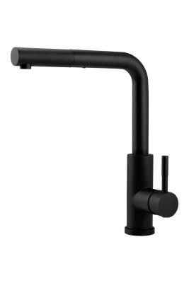Pure.Sink Elite Steel Spark-S kuhinjska slavina Mat crna s izvlačnim izljevom PS8041-10