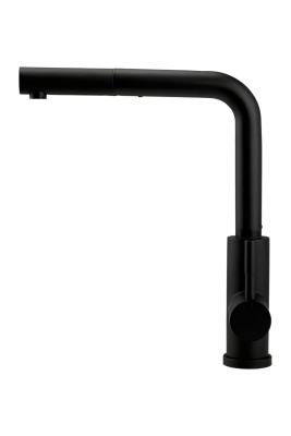 Pure.Sink Elite Steel Spark-S kuhinjska slavina Mat crna s izvlačnim izljevom PS8041-10