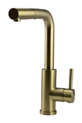 Pure.Sink Elite Steel Spark-S konyhai csaptelep PVD csiszolt arany kihúzható kifolyóval PS8041-60