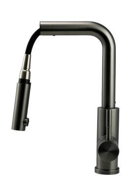 Pure.Sink Elite Steel Spark-S kuhinjska slavina PVD Gun Metal s izvlačnim izljevom PS8041-61