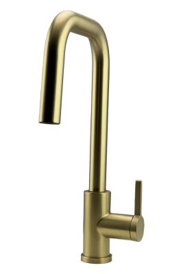 Pure.Sink Elite Steel Crystal-S kuhinjska slavina PVD Brušeno zlato s izvlačnim izljevom PS8050-60