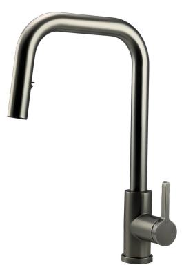 Pure.Sink Elite Steel Crystal-S konyhai csaptelep PVD Gun metal kihúzható kifolyóval PS8050-61