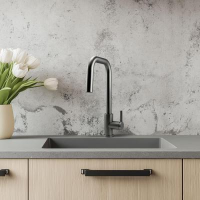 Pure.Sink Elite Steel Crystal-S konyhai csaptelep PVD Gun metal kihúzható kifolyóval PS8050-61