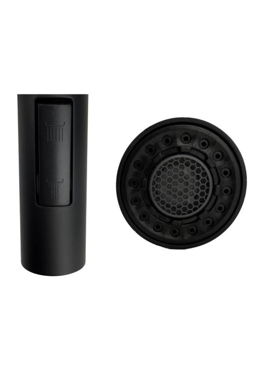 Pure.Sink Elite Steel Stream-S konyhai csaptelep Matt fekete kihúzható kifolyóval PS8045-10