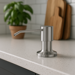 Quadri Manchester Beépíthető Szappanadagoló Rozsdamentes Acél - Felülről Utántölthető 1208967655