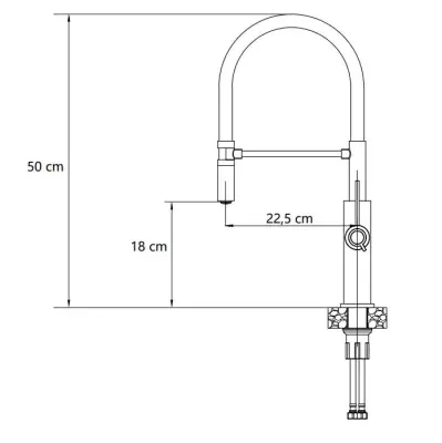 Quadri Retford Keukenmengkraan Wit met Gouden Afwerking en Flexibele Witte Uitloop 1208967770

Quadri Retford Fehér Konyhai Csaptelep Arany Bevonattal és Rugalmas Fehér Kifolyóval 1208967770