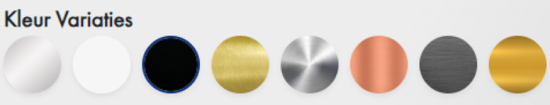 Waterevolution Flow tweerichtings-douchemengkraan met handdouche PVD Light Gold T130NWGE