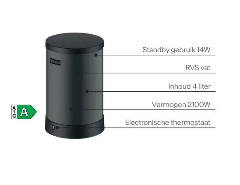 Franke Maris water hub 7L boiler 3-1 Touch elektronikus forró víz csaptelep króm 160.0713.580