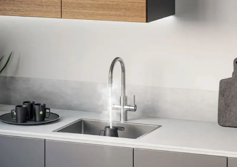 Franke Maris waterhub 7L boiler 3-1 met Touch elektronische kokend water kraan chroom met waterhub bypass 1208967853