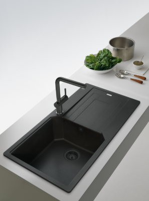 Franke Active L Keukenmengkraan in Onyx met Draaibare Uitloop 115.0653.373