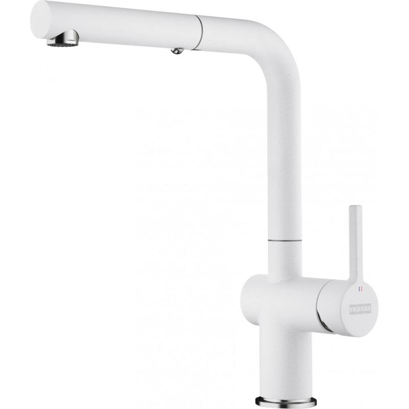 Franke Active L Keukenmengkraan Polar White Wit met Uittrekbare Handdouche 115.0653.387