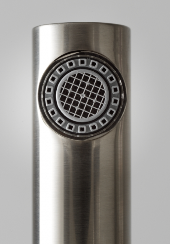 Franke Active Twist Egykaros Keverőcsaptelep Rozsdamentes Acél Megjelenésű Kihúzható Kifolyóval és Integrált Lefolyóvezérléssel 115.0653.505