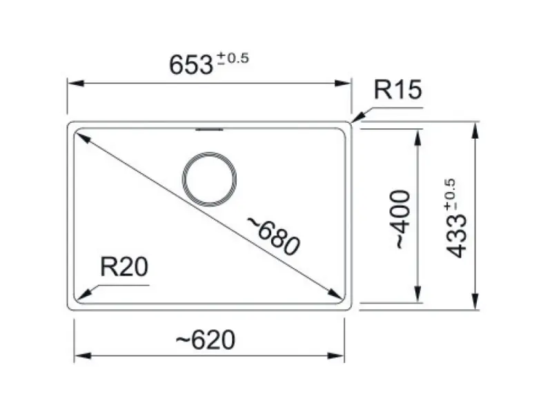 Franke Maris MRG 210-62 Fragranite Slate Grey mosogató, sötétszürke, lapba süllyesztett 135.0714.631