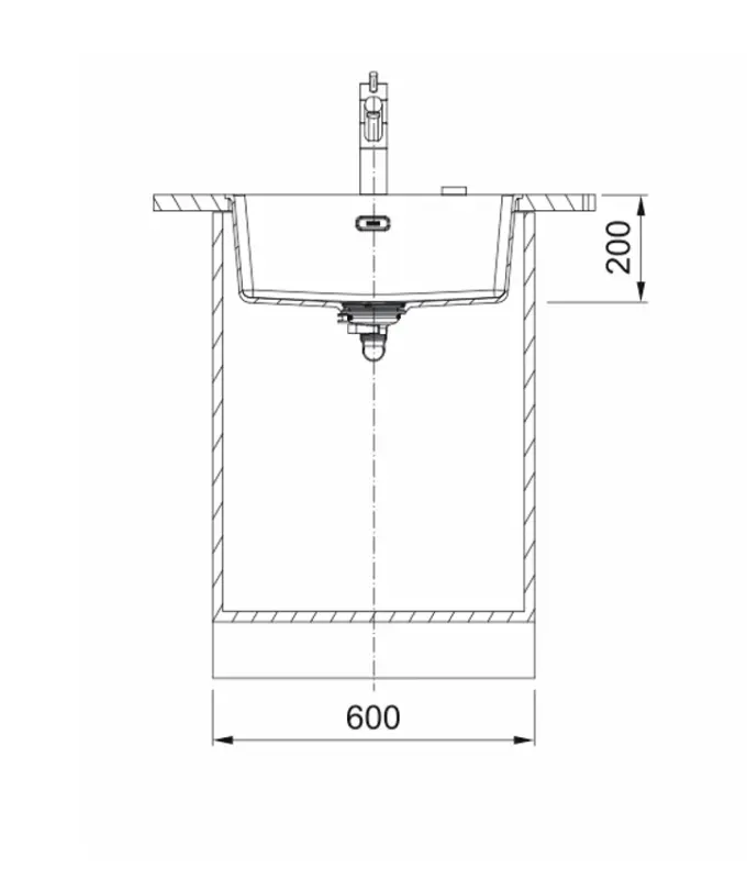 Franke Maris MRG 210-52 Fragranite Slate Grey Mosogató Szürke Sötét Síkbeépítésű 135.0714.610