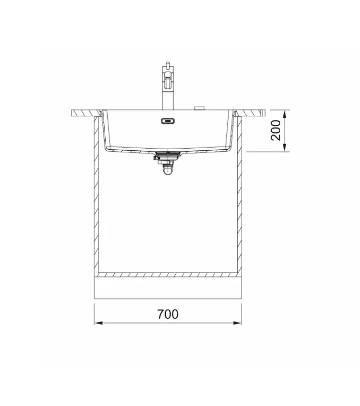 Franke Maris MRG 110-62 Fragranite Slate Grey Mosogató - Alulról szerelhető, Sötét szürke 125.0714.604
