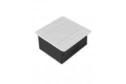 AVARO Süllyesztett Bútor Aljzat, 1x Schuko Aljzat, USB A+C, 1.5m Kábel, Fehér