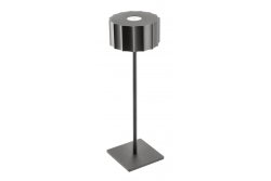 LED asztali lámpa AZELIA, 2,5W, 200lm, DC 5V, 1A, 4000 K, 4000 mAh akkumulátor, dimmelhető, fekete
