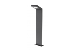 Kerti lámpa LONDON LED, 10W, 720lm, IP54, AC220-240V, 50/60Hz, 4000K, egyenes oszlop, 58 cm, fekete