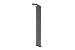 Kerti lámpa LONDON LED, 10W, 720lm, IP54, AC220-240V, 50/60Hz, 4000K, egyenes oszlop, 78 cm, fekete