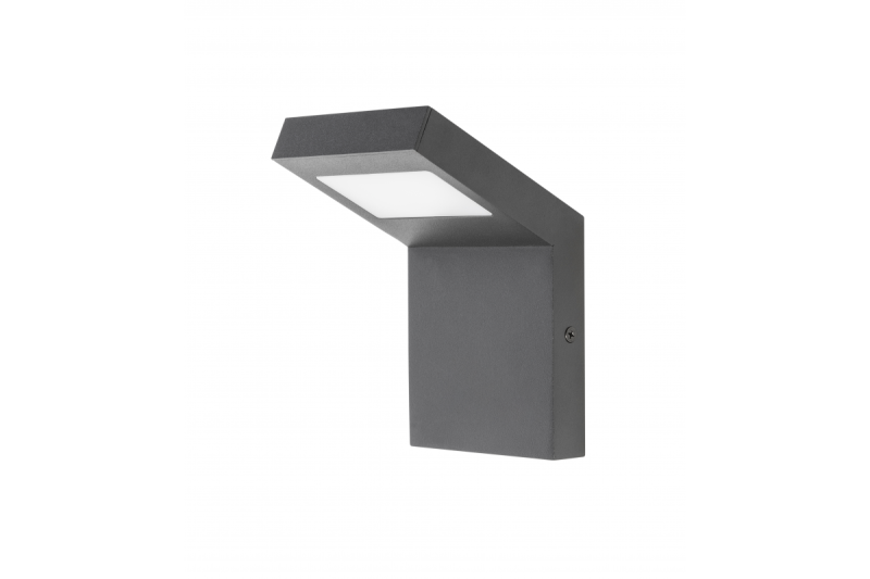 Kerti lámpa LONDON LED, 10W, 720lm, IP54, AC220-240V, 50/60Hz, 4000K, fali lámpa, fekete