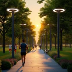 ORLANDO utcai és park lámpa, LED, 100W, 10000lm, 4000K, AC180-250V, IP65, 5y
