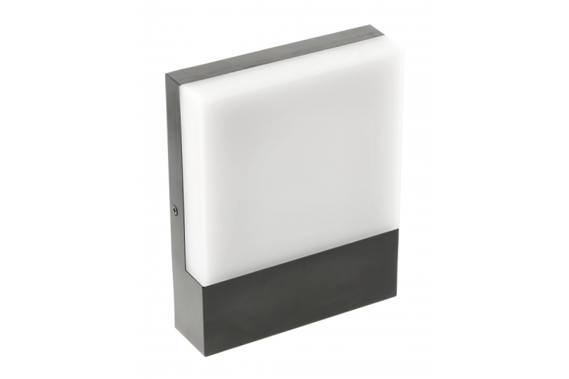 SARO LED lámpa 9W, 900lm, IP54, AC220-240V, 50/60Hz, 4000K, fekete