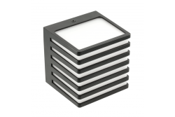 SIROLO LED világítótest 10W, 1000lm, IP54, AC220-240V, 50/60Hz,4000K, fekete