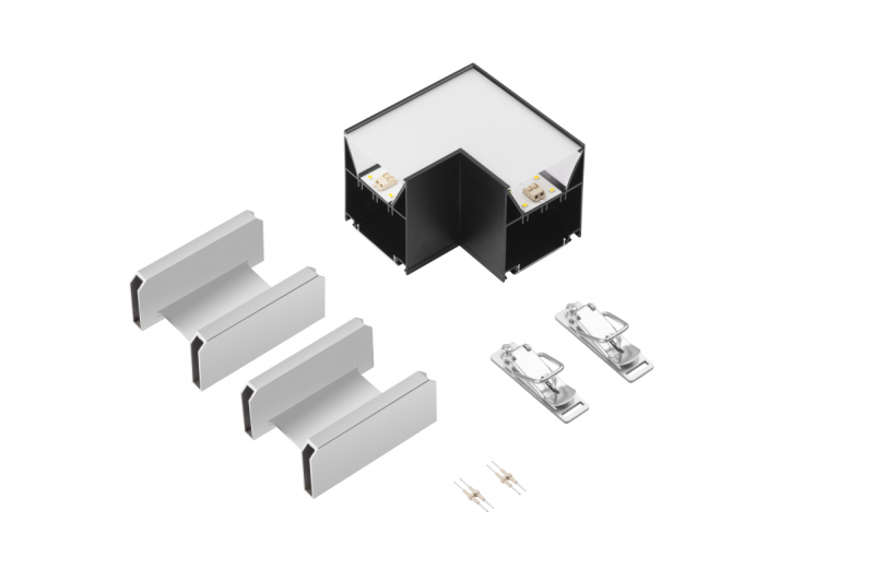 L VINEA kapcsoló, LED, fekete