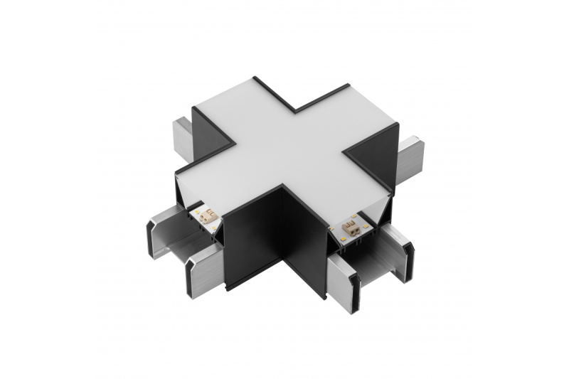 Csatlakozó + VINEA, LED, Fekete