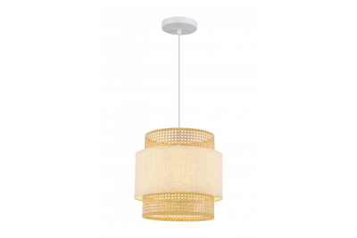 Mennyezeti lámpa ABRA, 6168, AC220-240V, 50/60Hz, 1*E27, max.40W, IP20, átlag. 40 cm, krém
