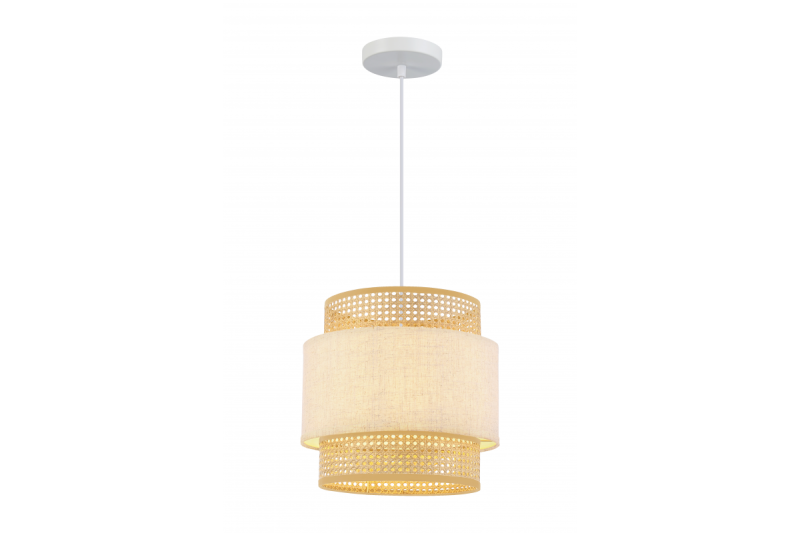 Mennyezeti lámpa ABRA, 6168, AC220-240V, 50/60Hz, 1*E27, max.40W, IP20, átlag. 40 cm, krém