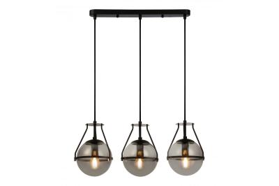 Mennyezeti lámpa DROP 3, 7134, AC220-240V, 50/60Hz, 3*E27, max. 25W, 68 cm hosszúság, fekete