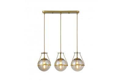 Mennyezeti lámpa, DROP 3, 6335, AC220-240V, 50/60Hz, 3*E27, max.25W, hossza 68 cm, arany