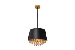 Mennyezeti lámpa NESTO, 5994, AC220-240V, 50/60Hz, 1*E27, max.40W, IP20, átl. 30 cm, fekete/arany