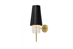 Fali lámpa NESTO 2, 5970, AC220-240V, 50/60Hz, 1*E27, max.40W, fekete/arany