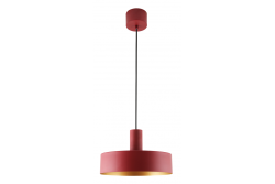 Mennyezeti lámpa SELVIA II, 5518, max. 250V, 50/60Hz, 1*E27, max.40 W, IP20, átlag. 30 cm, piros